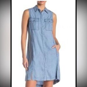 Trina Turk Denim Look Dress